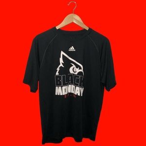 Adidas Men’s (M) Black UofL Shirt